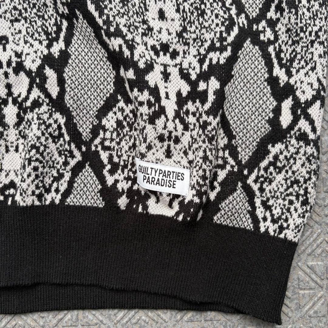 wacko maria ニットポロ 長袖 パイソン supreme wtaps