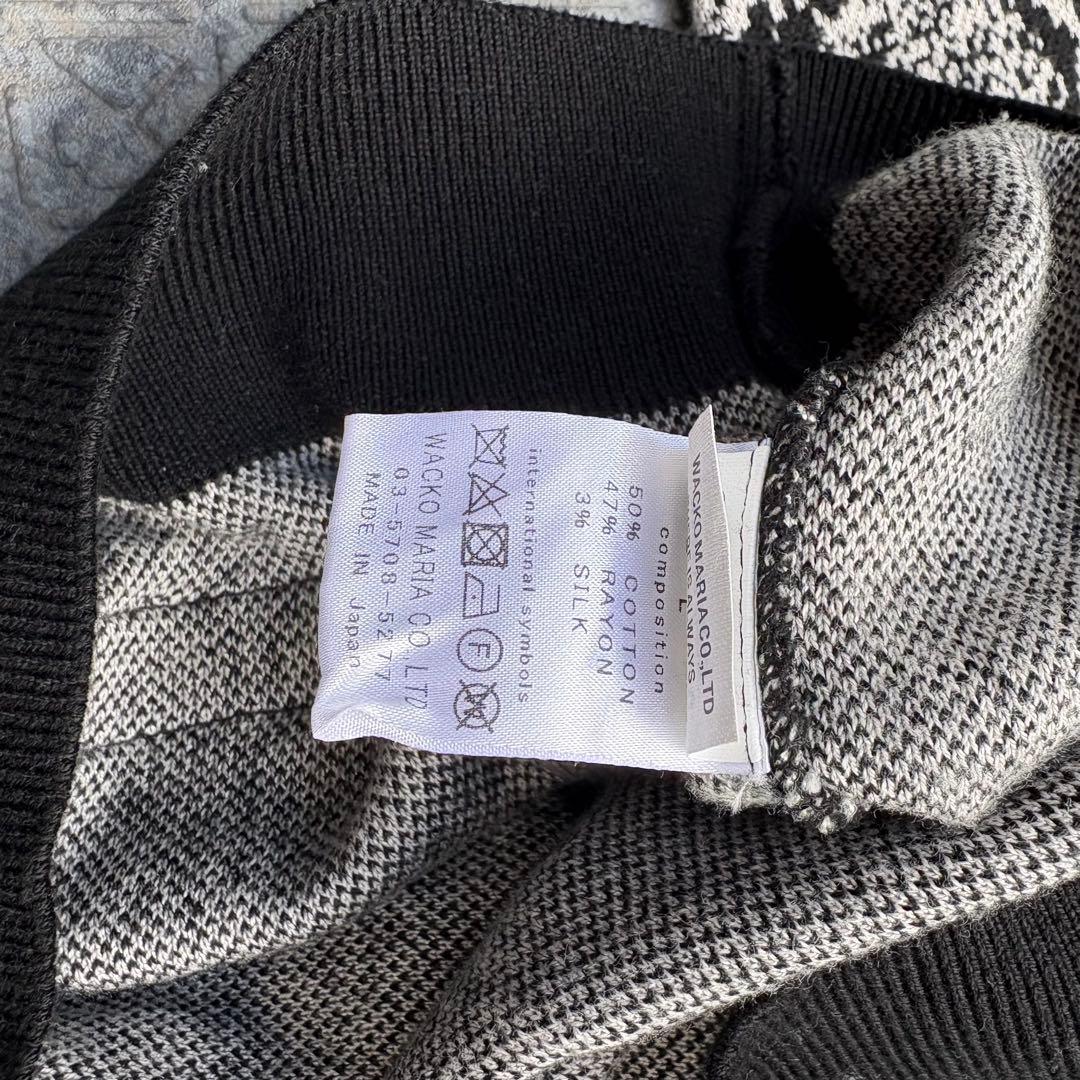 wacko maria ニットポロ 長袖 パイソン supreme wtaps