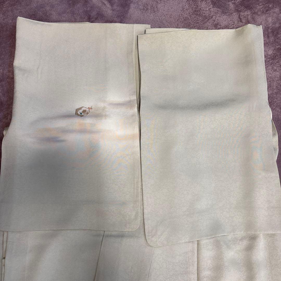 淡いグリーン 花柄刺繍 訪問着　美品　上品