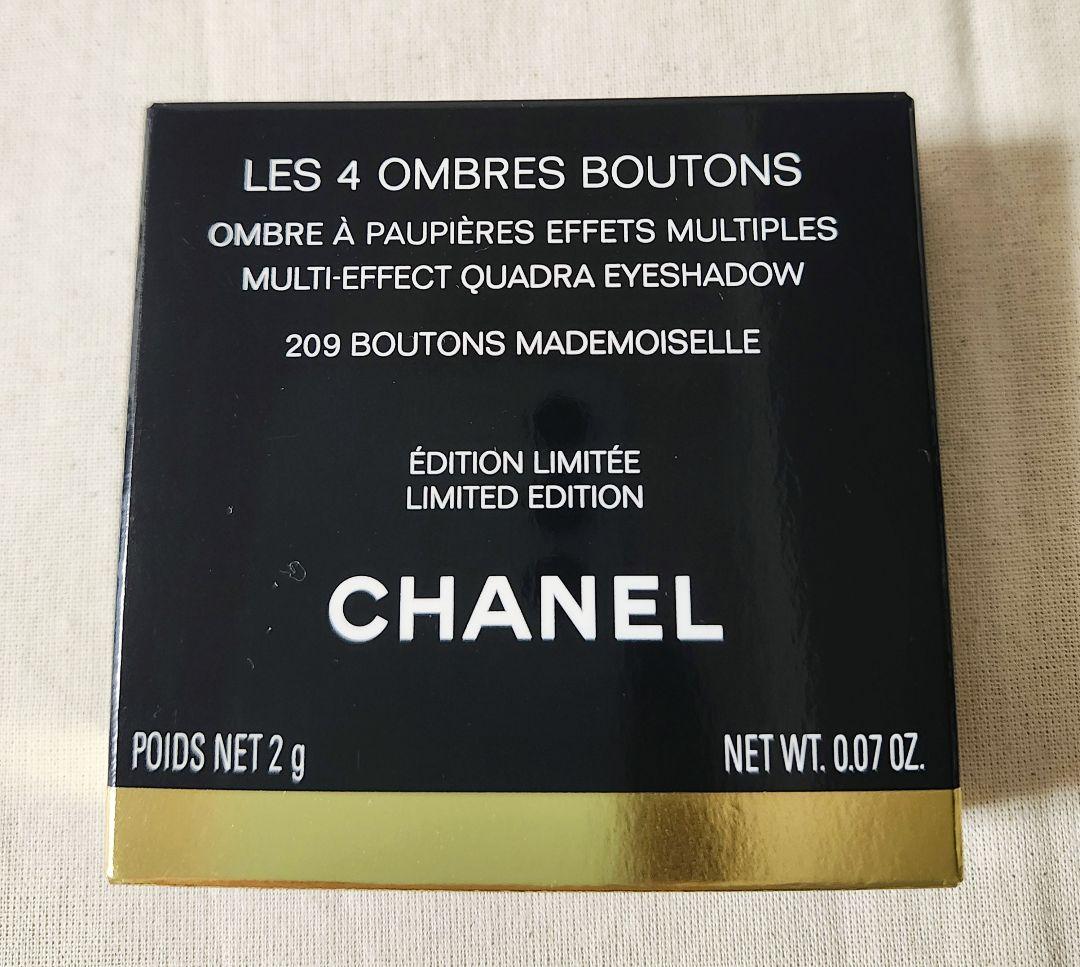 CHANEL 新作特別限定品 レキャトルオンブルブトン 209 マドモアゼル