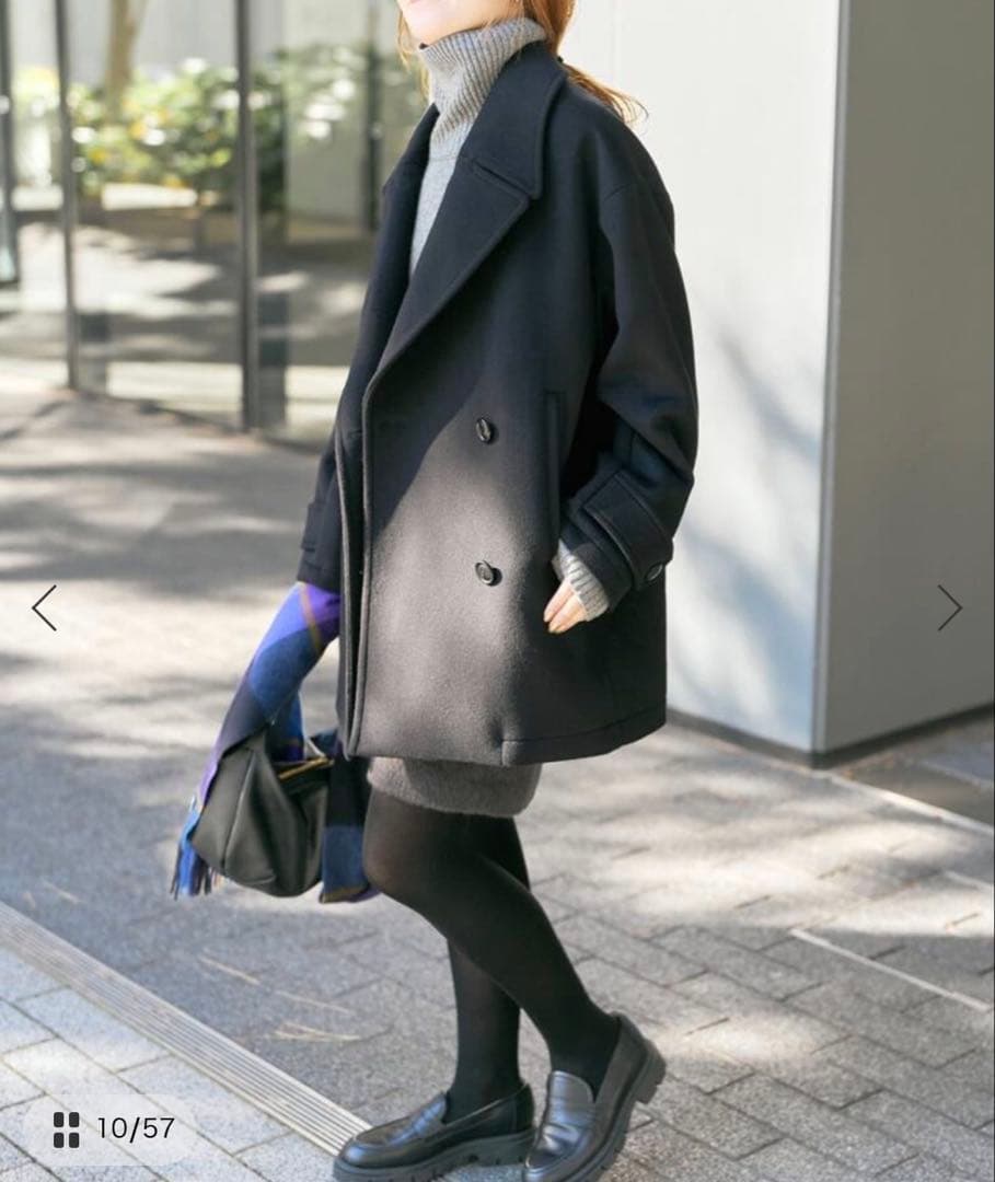 【Spick & Span】38 新品未使用　S160ビーバーPコート