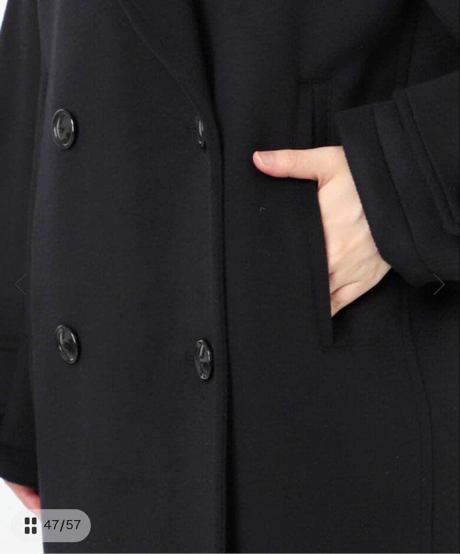 【Spick & Span】38 新品未使用　S160ビーバーPコート