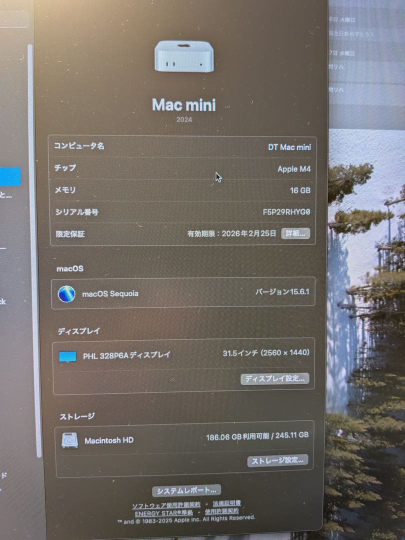 t*i様 Apple Mac mini m4