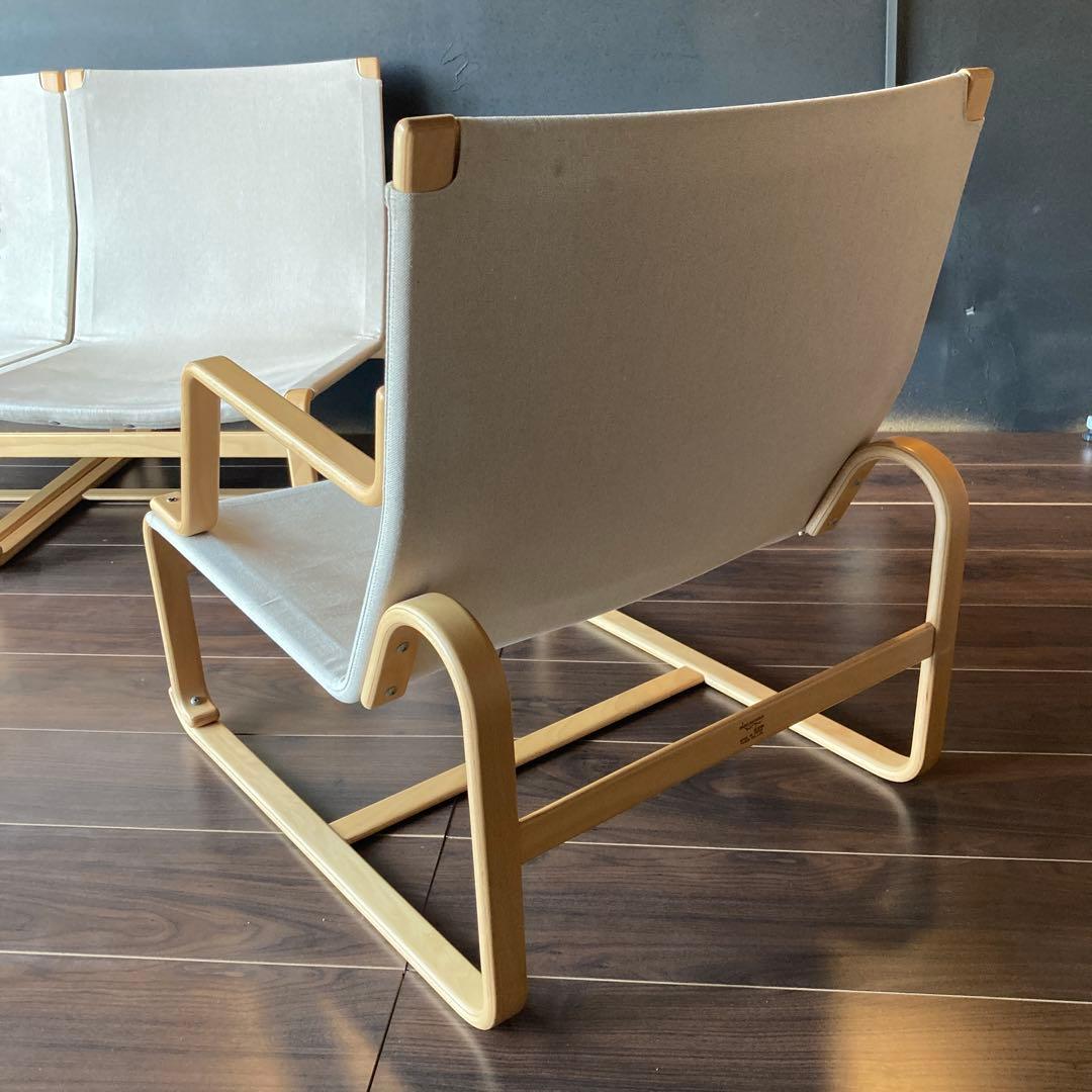 ②【送料込み】天童木工　マットソン　イージーチェア ブルーノ　3人　ソファー