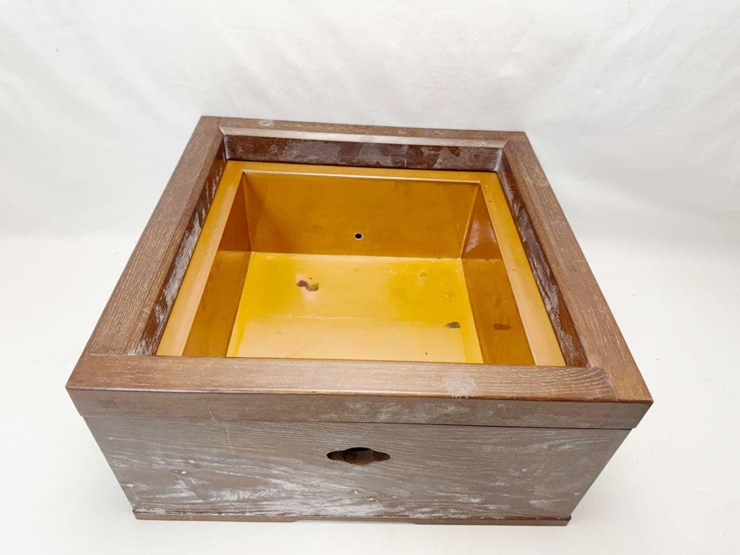 ほぼ未使用 茶道具 桑 置炉 釜 炉.置炉用炭型電熱器 3点セット 紙箱