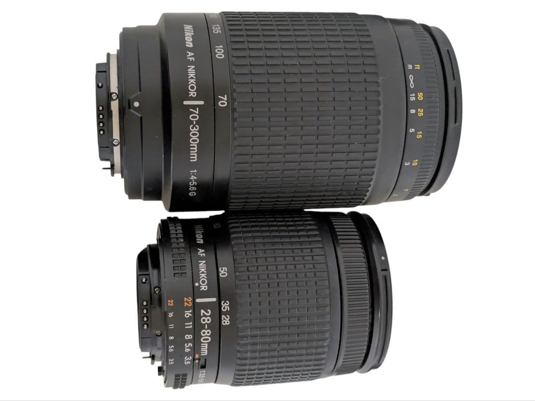 Nikon F60 D50 カメラ2台 Nikonレンズ2個 まとめ売り