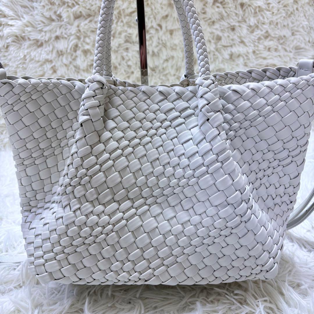 美品 DIANA 2WAY メッシュ ショルダーバッグ トートバッグ インナー