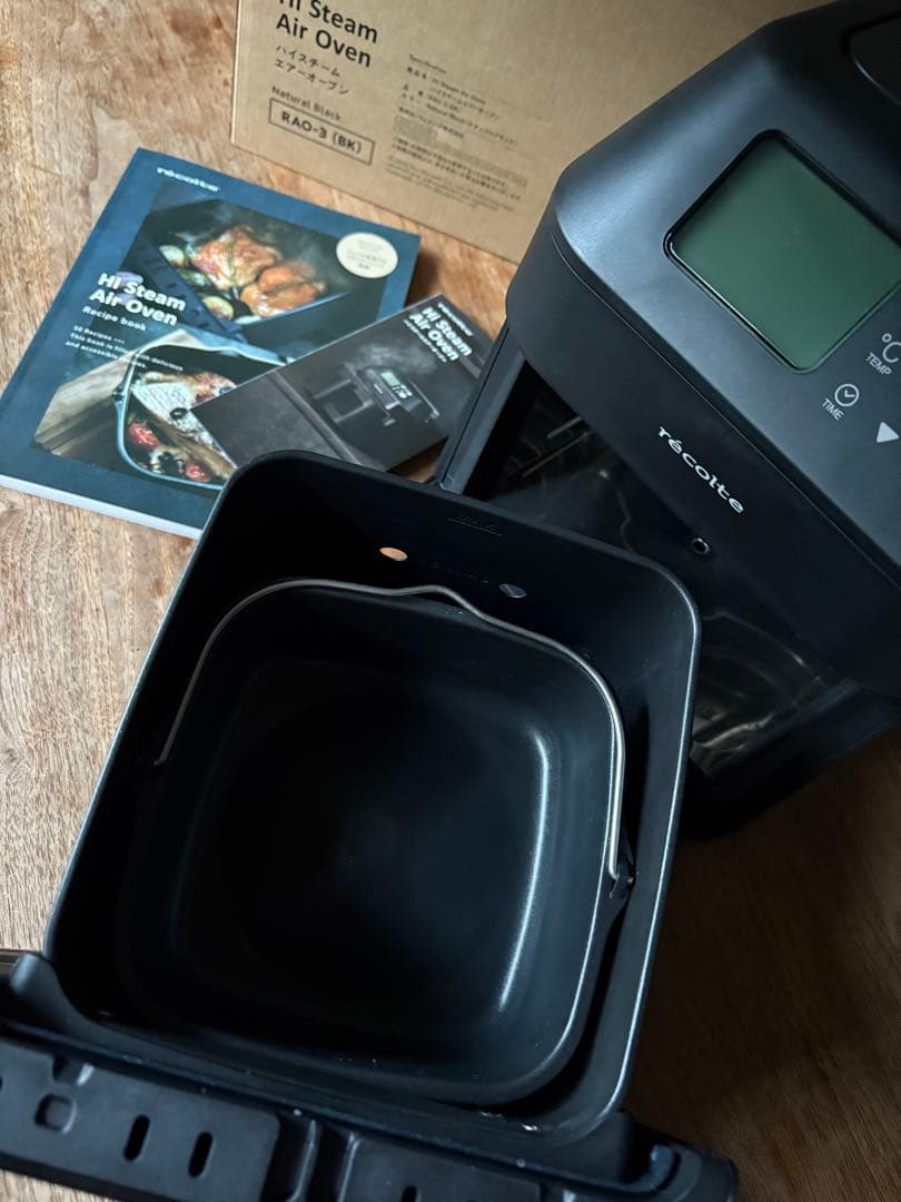 récolte Hi Steam Air Oven ブラックほぼ新品