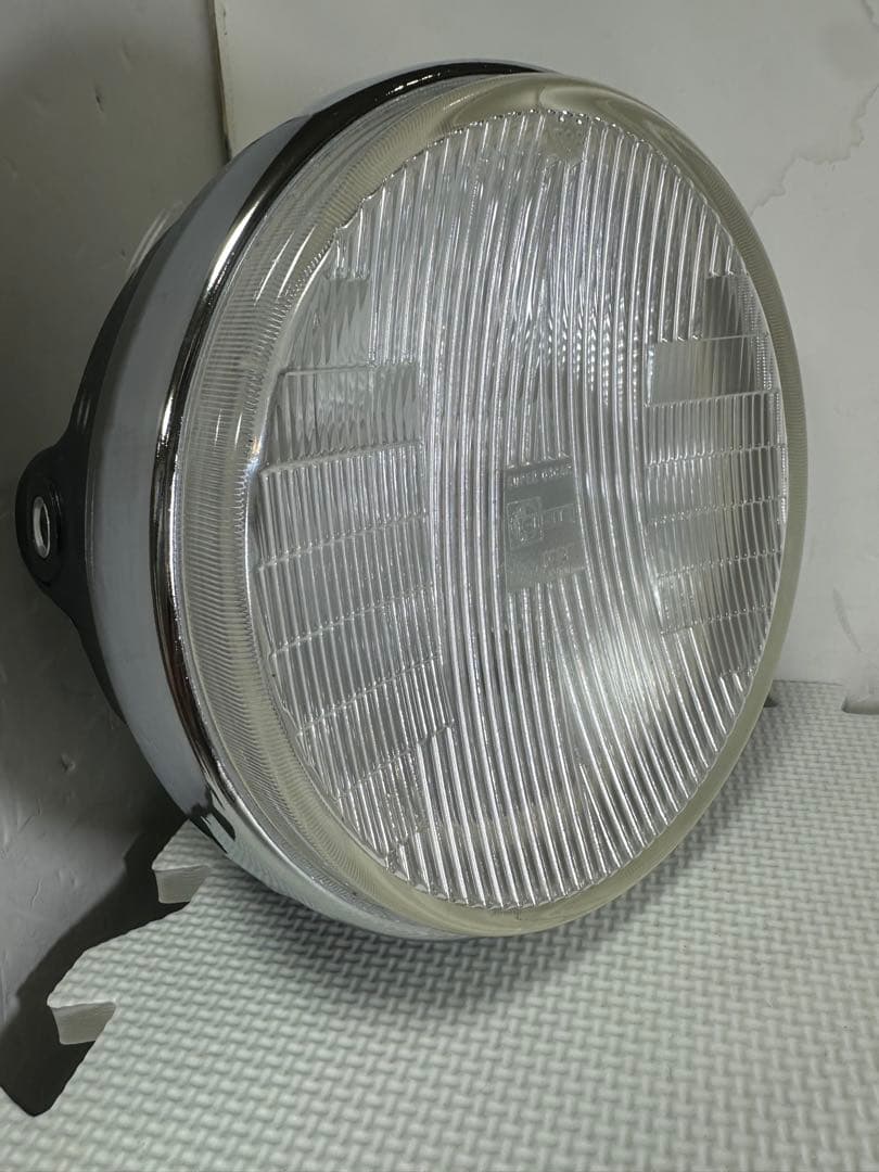 新品/希少当時物シビエスーパーオスカー180πシビエ凹みレンズ付きヘッドライト