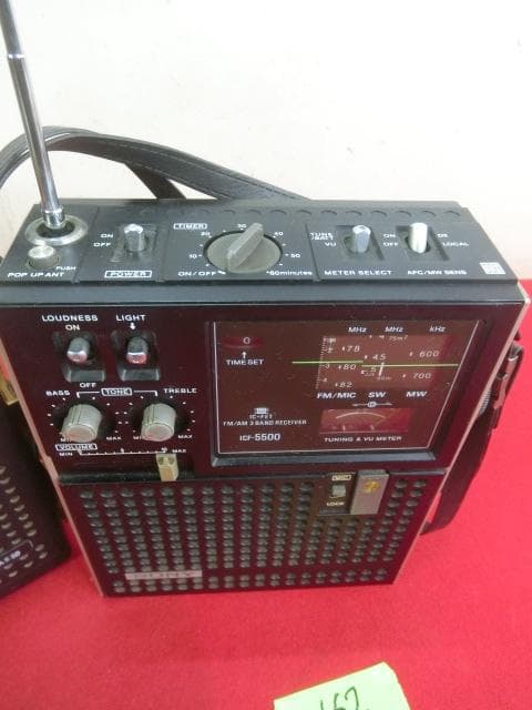 162：SONY ICF-5500　ソニー　ラジオ　ジャンク