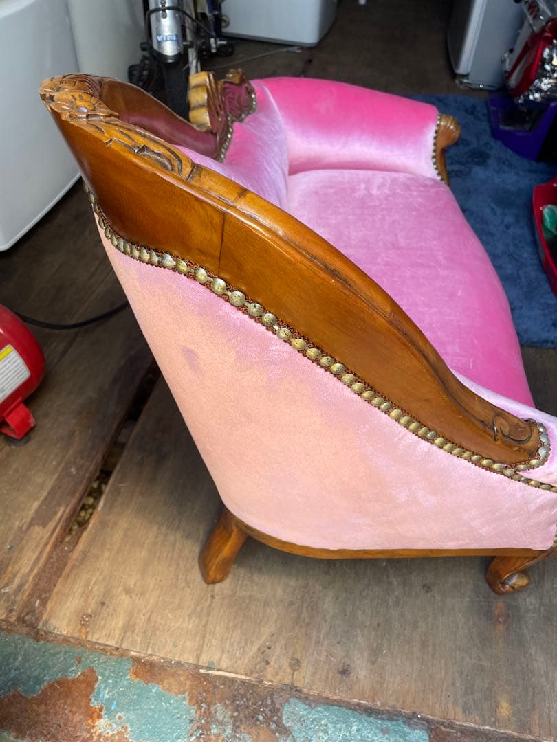 ペット専用ミニソファー　アンティーク　お姫様系