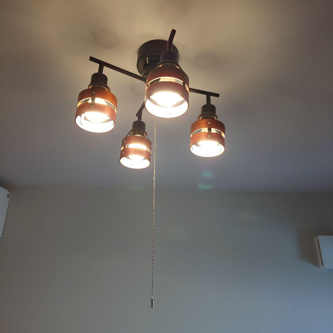 共同照明 4灯 8畳 シーリングスポットライト GT-DJX-2D-9WT-2