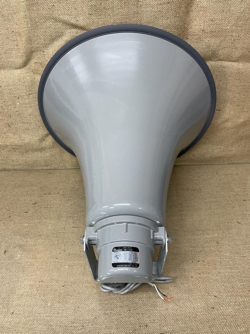 美品 ノボル電機 ホーンスピーカー NK-330 30W 拡声器 業務用 屋外用