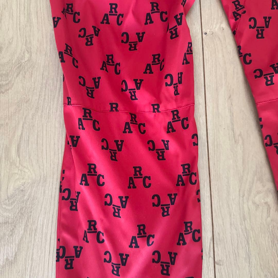 ABCHIVO 防水ロゴプリントパンツ レッド