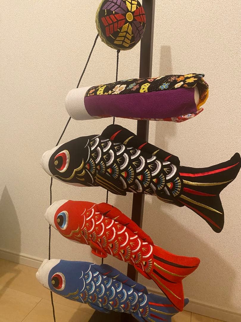 かがやき夢鯉　鯉のぼり　こどもの日　五月人形　室内用鯉のぼり　初節句