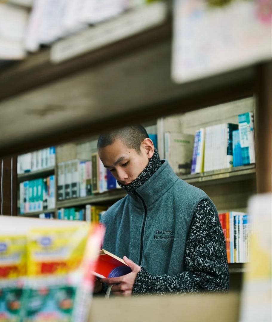 トップス ENNOY PROFESSIONAL FLEECE VEST (NAVY) L