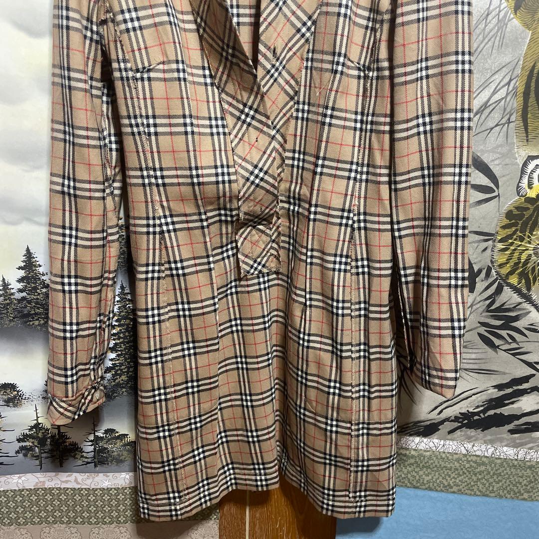 BURBERRY バーバリー　ミニワンピース　ワンピース　長袖シャツ　 M