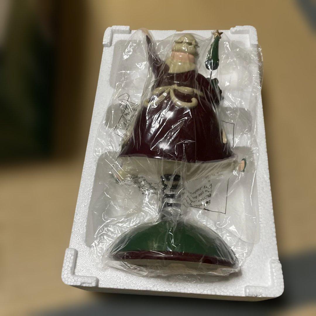 サンタクロース スプリング人形 置物 2体セット