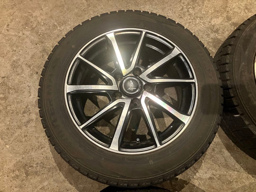 鎌ヶ谷 195/60R16 DUNLOP スタッドレス 4本 Workホイール