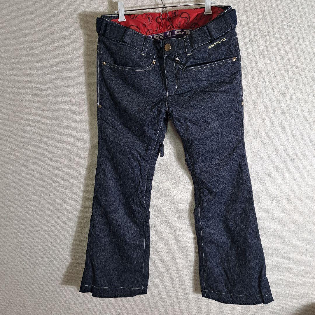 Q37★　ESTIVO　スノボウェア　セットアップ　レディース　M