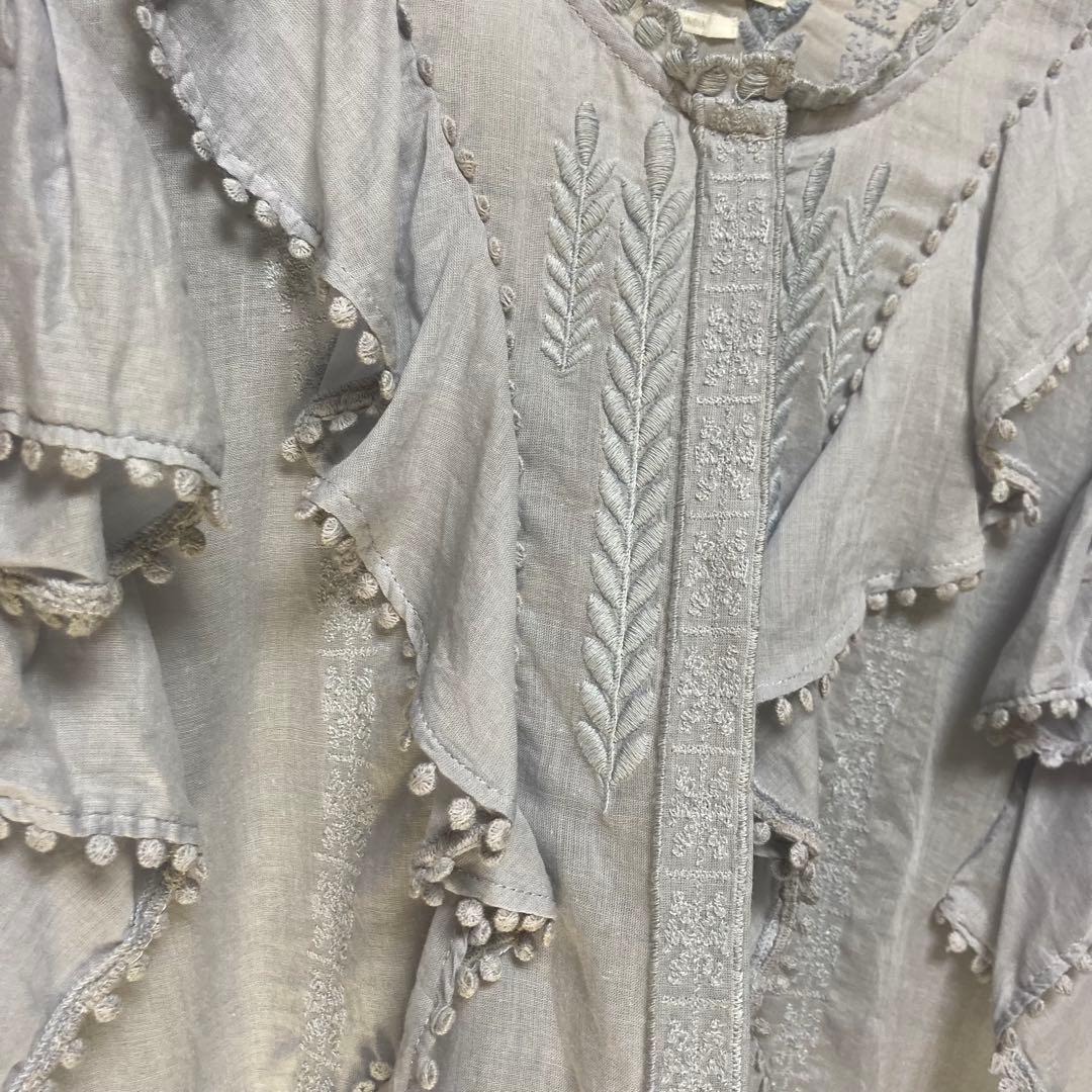 isabel marant フリル付きシャツ