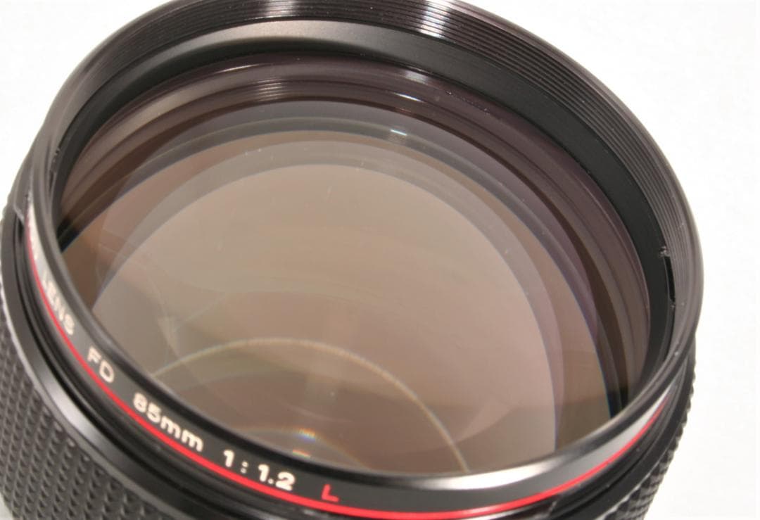 【美品】Canon キヤノン New FD 85mm F1.2 L MFレンズ
