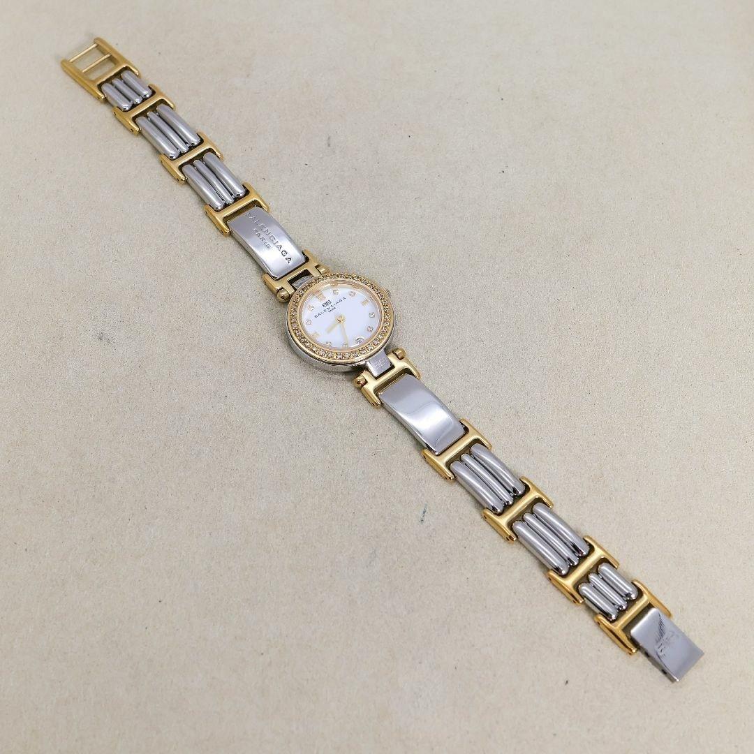 稼働 BALENCIAGA 腕時計 ストーンベゼル ラグジュアリー 1145