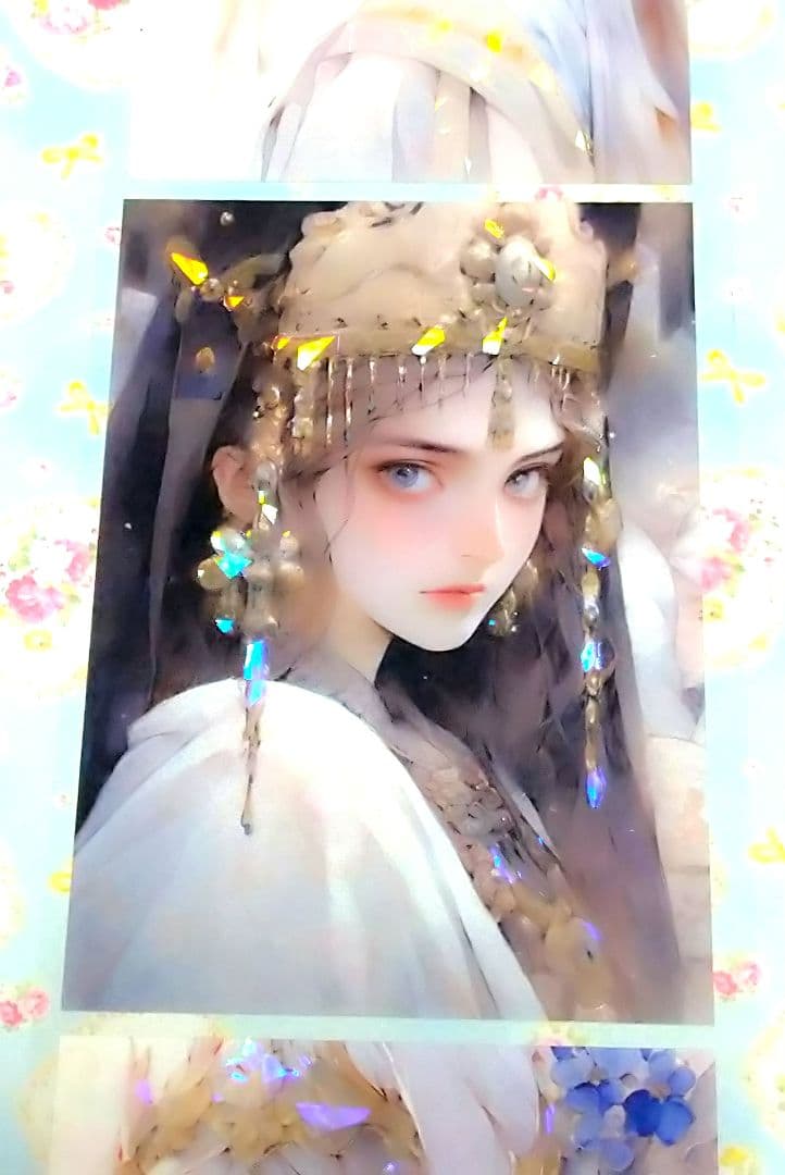 廃盤品✩J835＃旧约(贝壳光)听风芥尘切り売り海外人物女の子AIマステ