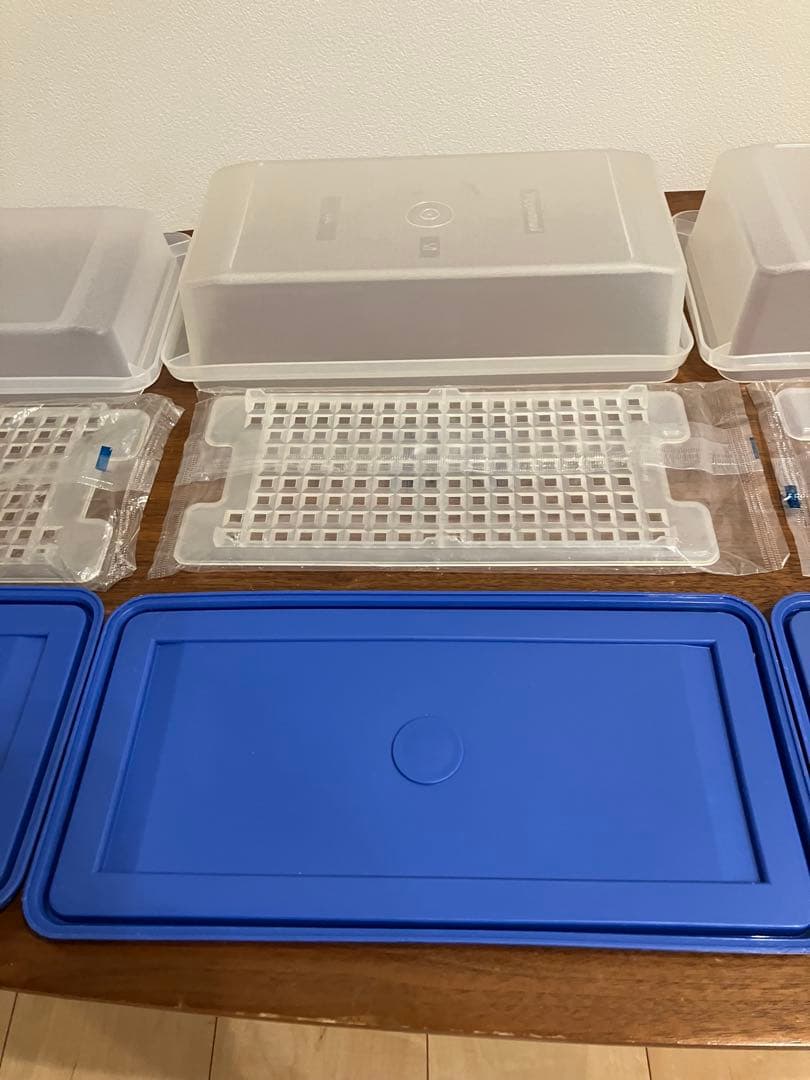 タッパーウェアSS 中３つ小１つ　すのこ付き