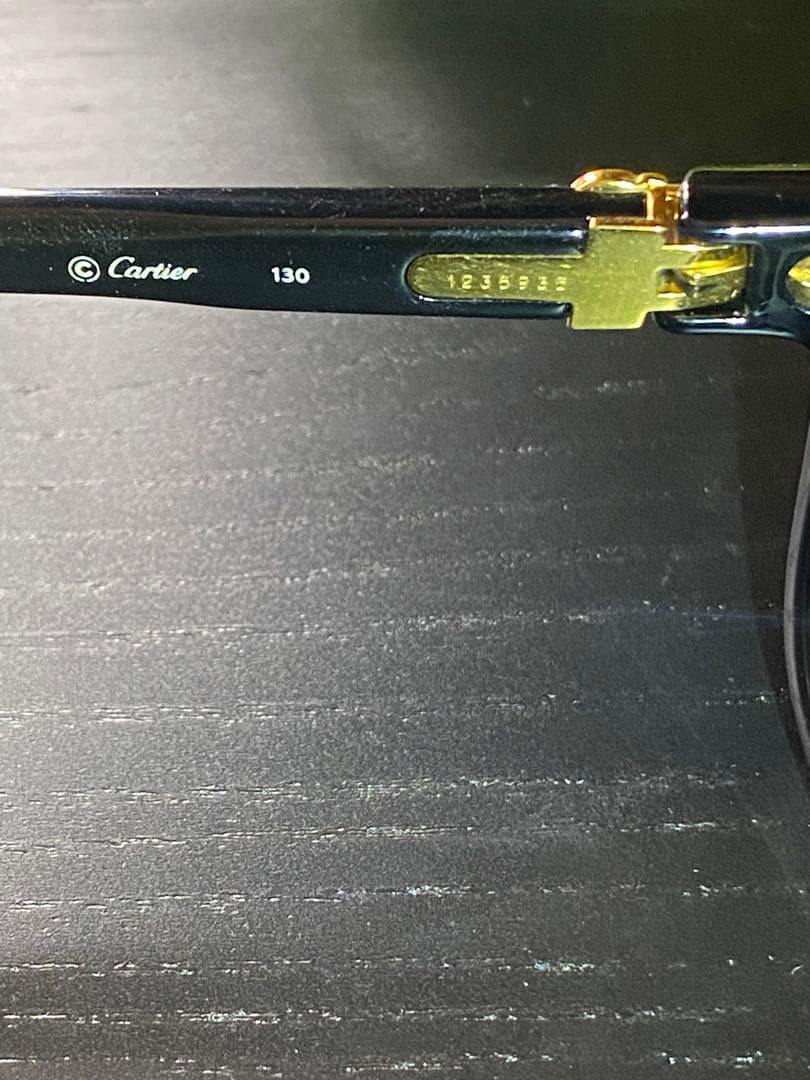 【断捨離】ヴィンテージ　カルティエ　1980s ヴァーティゴ サングラス