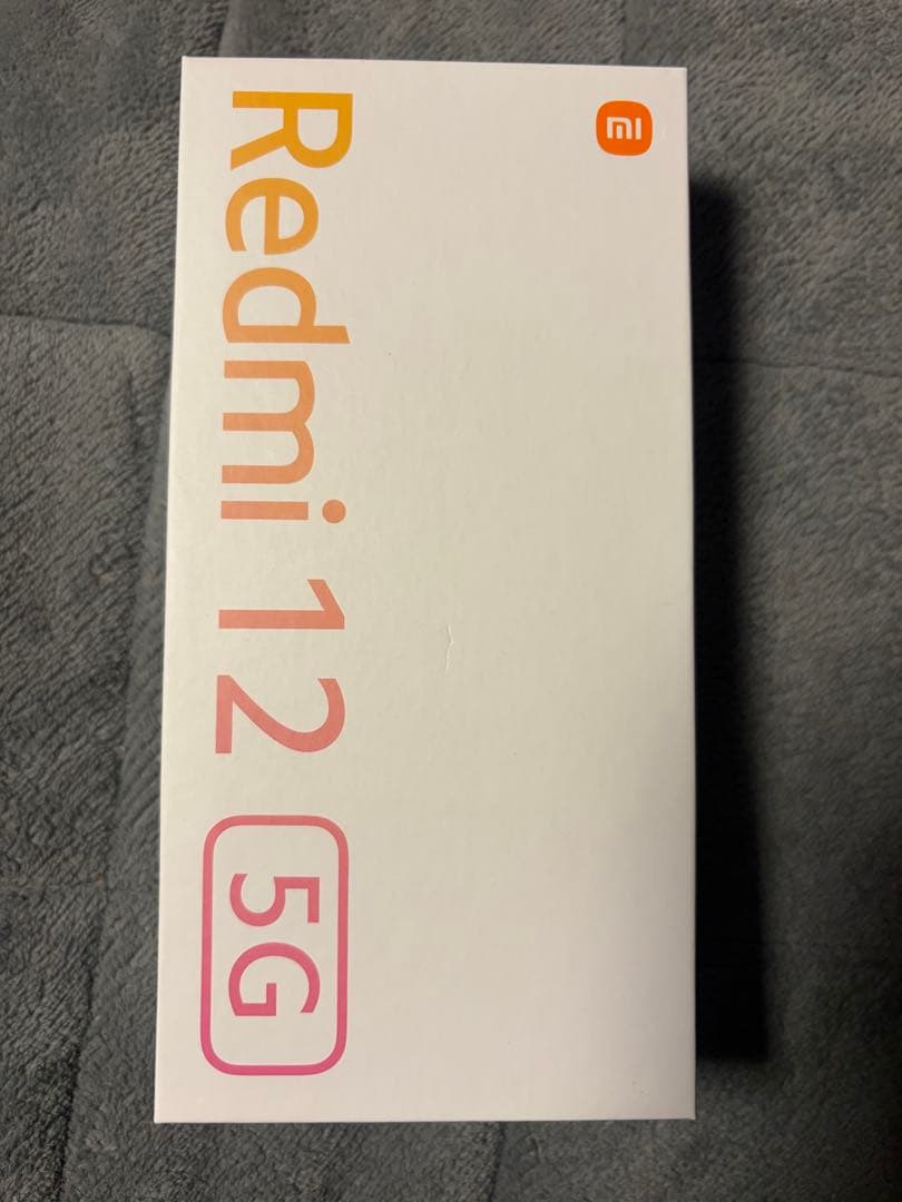 美品 xiaomi Redmi 12 5G スカイブルー