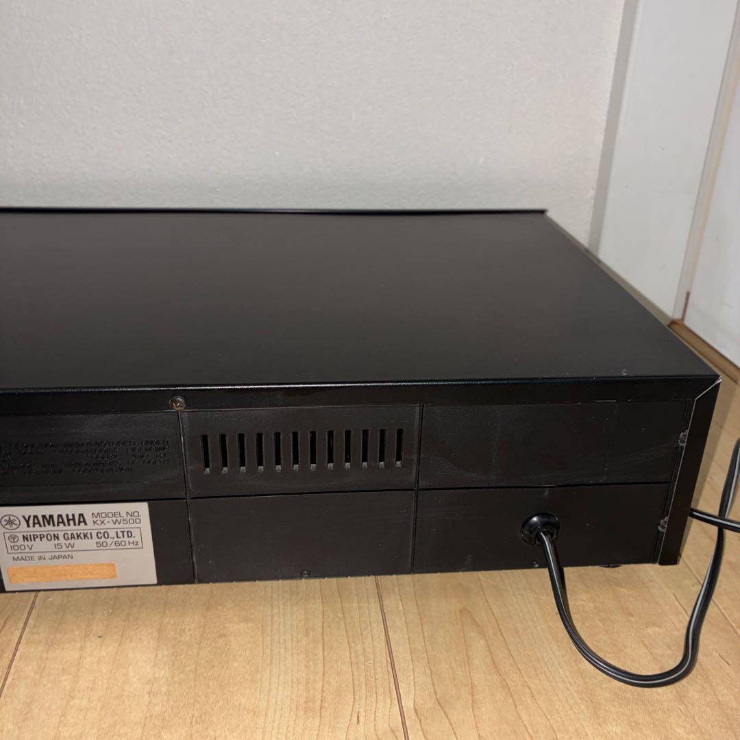 希少・動作品　ヤマハカセットデッキKX-W500　ダブルリバースカセットデッキ