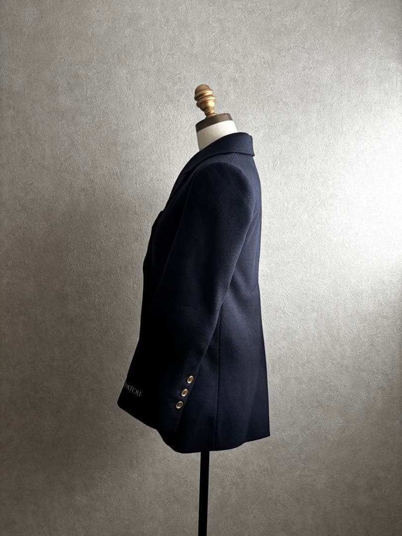 美品　PATOU パトゥ　ICONIC ダブルブレストジャケット　ネイビー　34