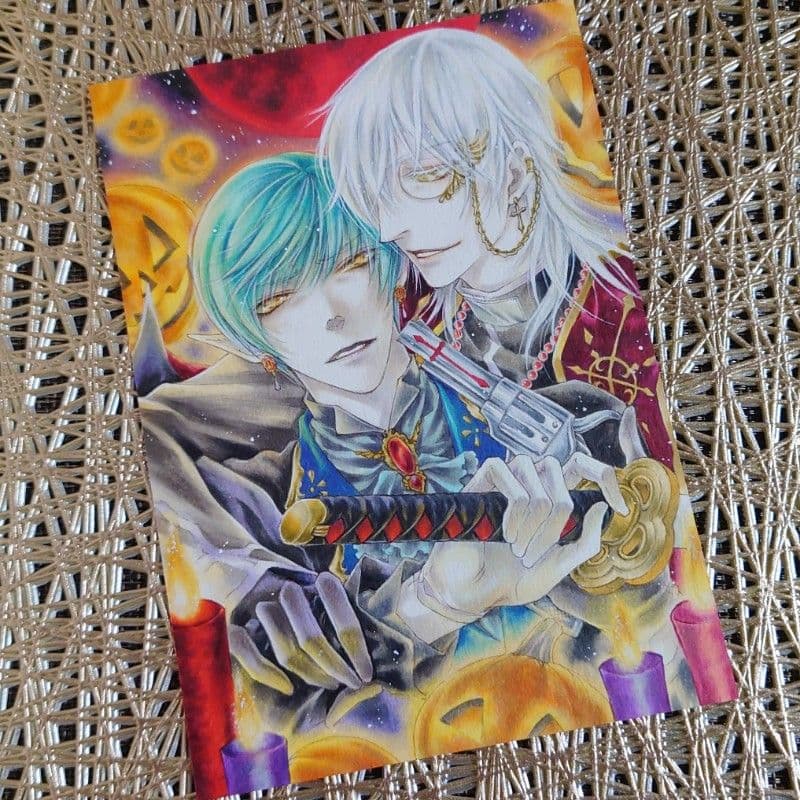 と*ん様 手描きイラスト◆ファンアート【Blood Moon】大遅刻ハロウィン