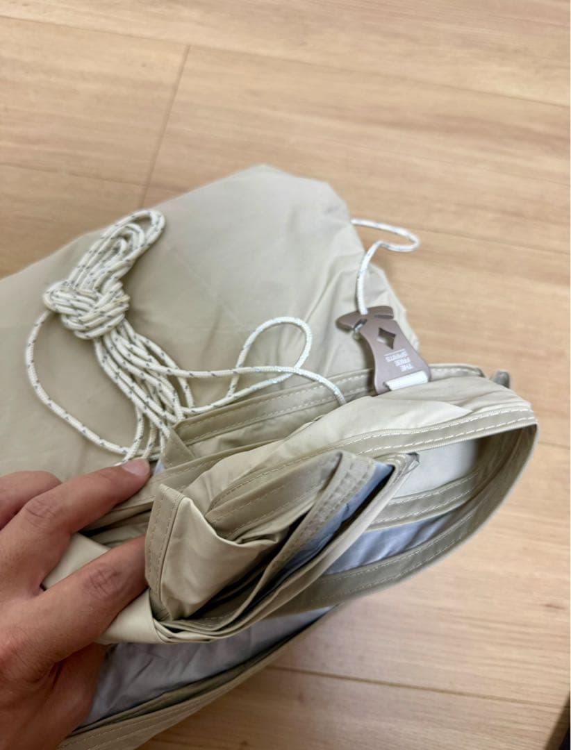 TFS Diamond Tarp Ivory&TFSポール2本セット