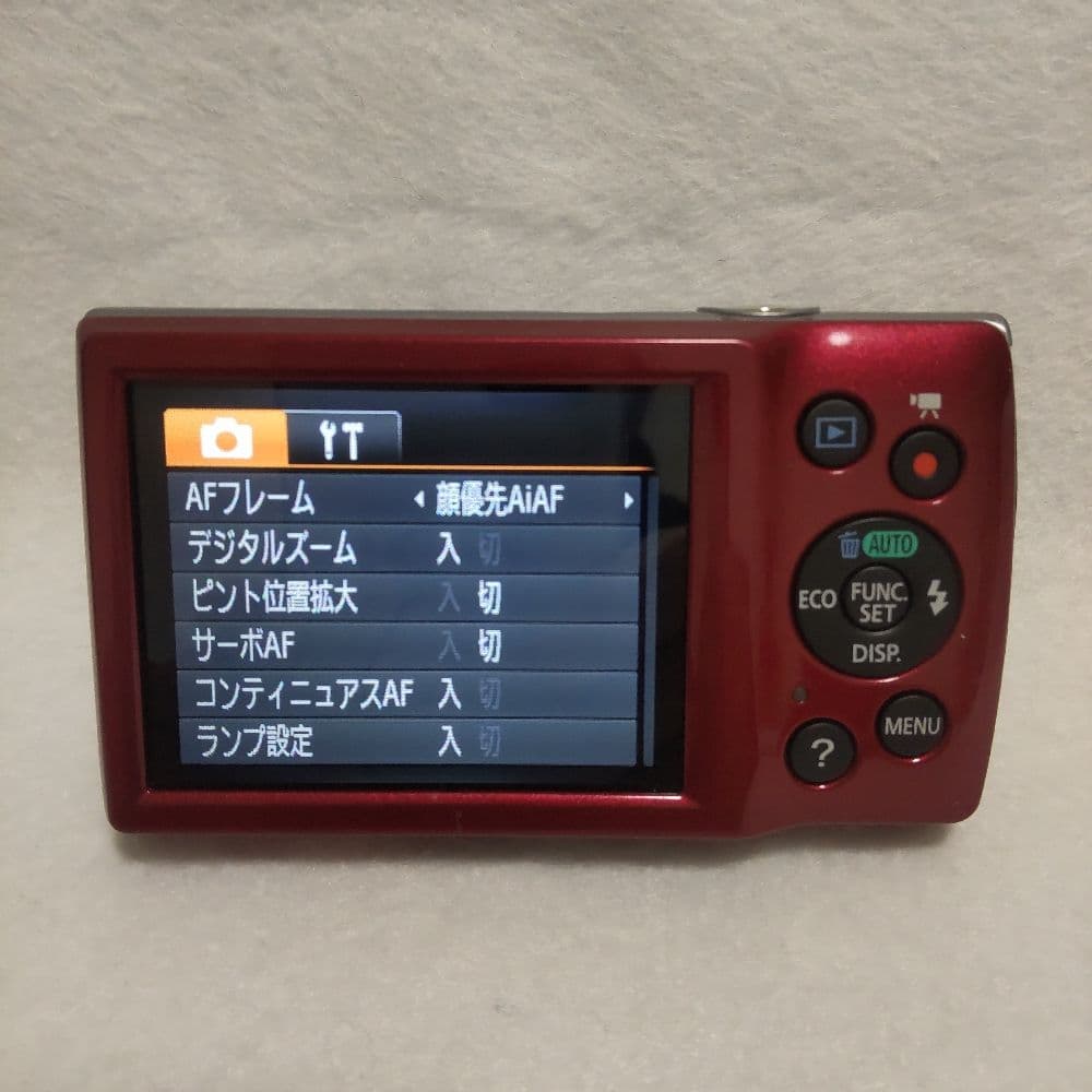 キャノン　Canon IXY120 レッド　簡易動作確認済み 充電器付き