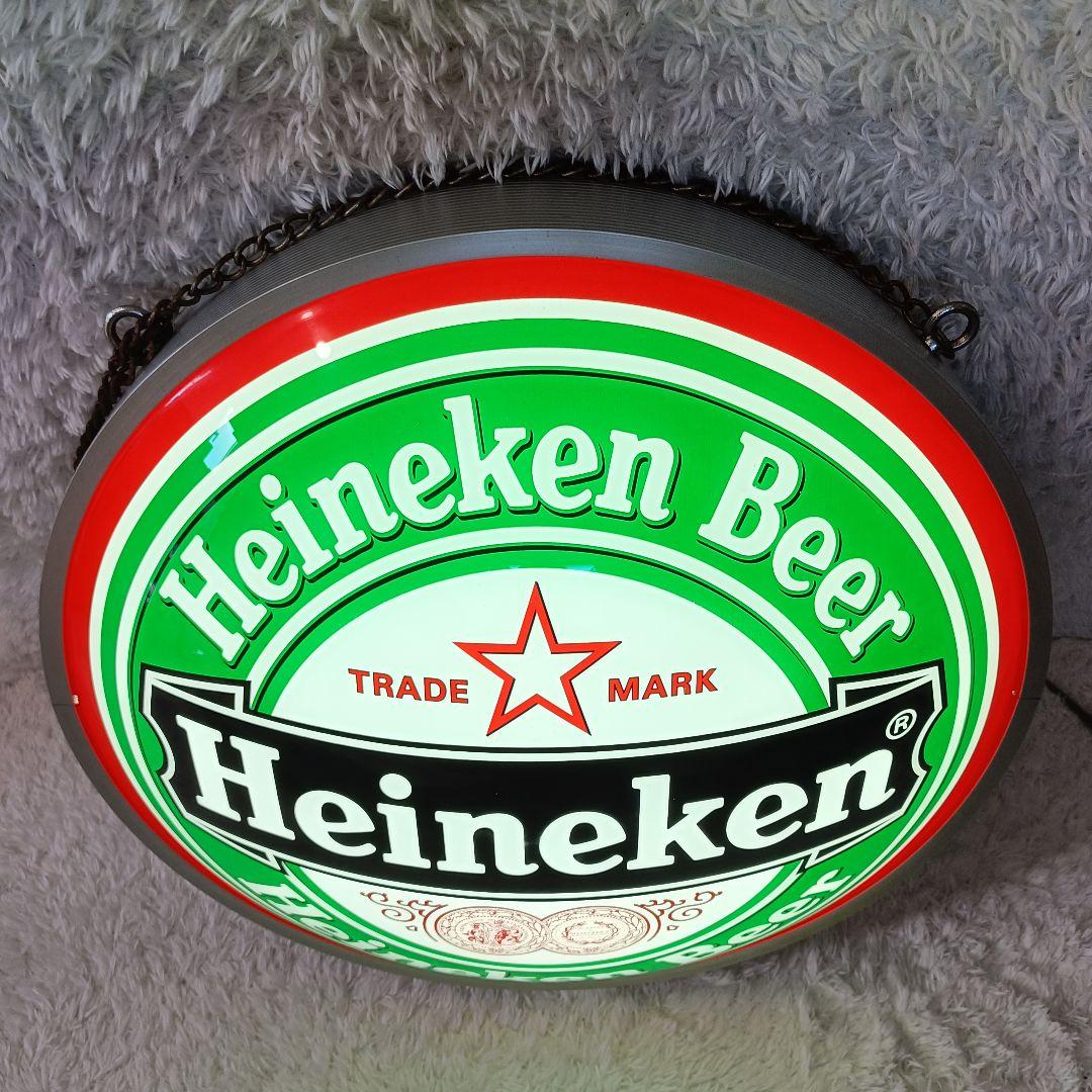 希少 非売品 ハイネケン ネオンライト 看板 店舗用 ディスプレイ 大型 電飾