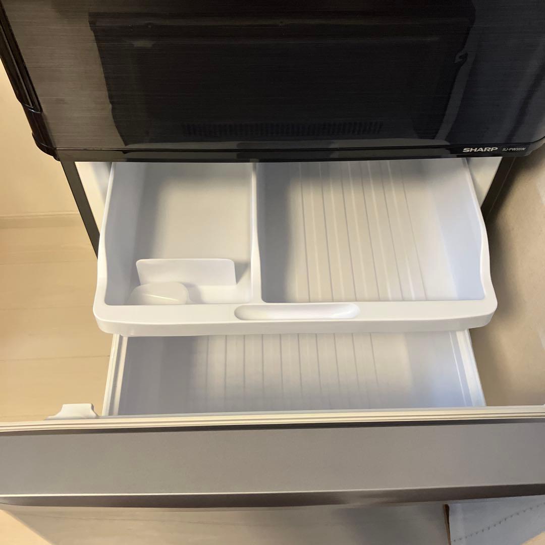 SHARP 冷蔵庫350L SJ-PW35W-A