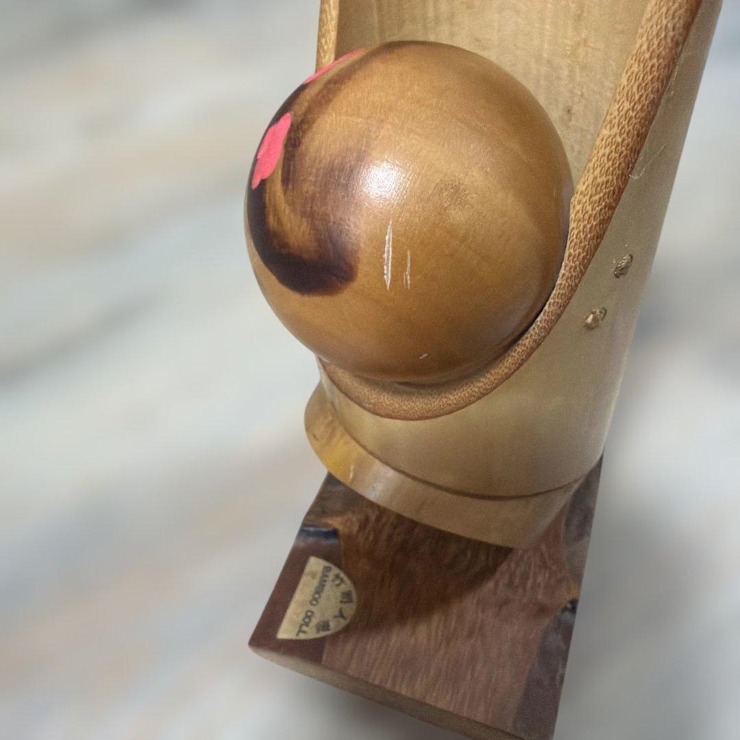 昭和レトロ　竹司人形　日本人形　竹細工　和風インテリア　雑貨　こけし