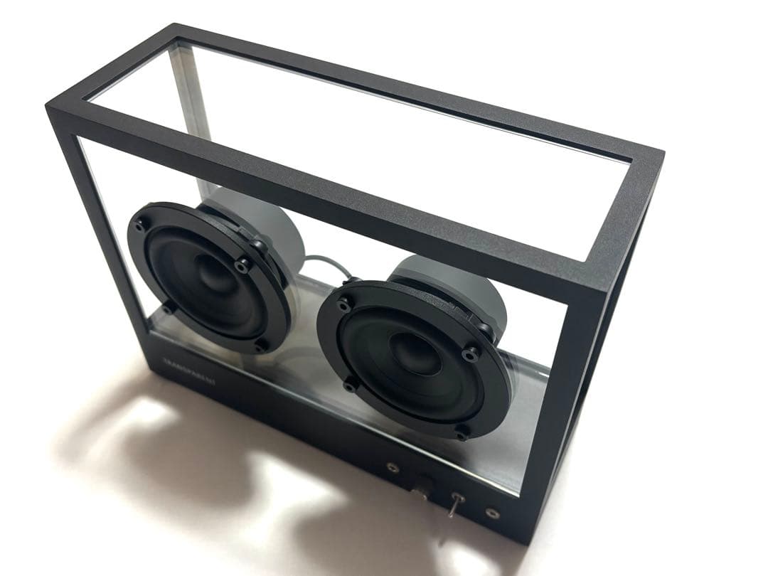 【美品】SMALL TRANSPARENTトランスペアレント スピーカー