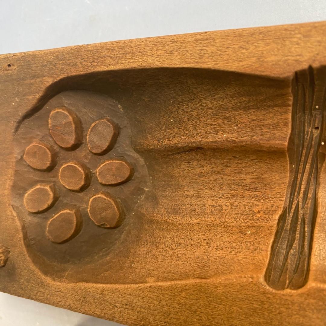 コレクター向け　和菓子道具　木型「蓮根」 3種類セット