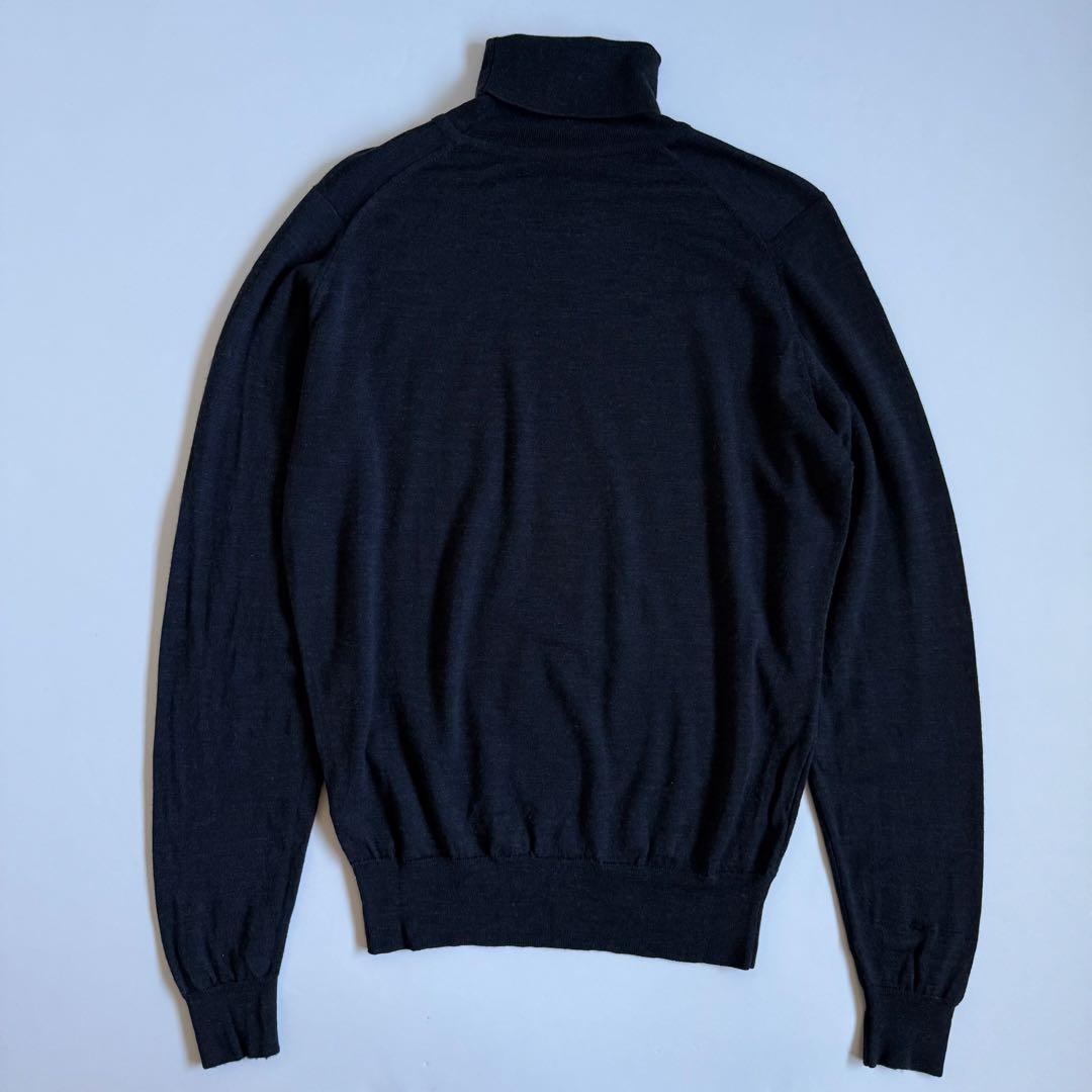 JOHN SMEDLEY ジョンスメドレー タートルネックウールニット S