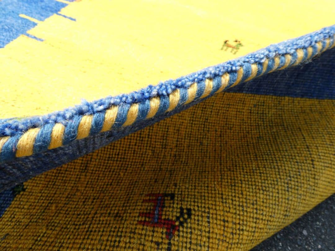 追加購入予約品　196×132cm　ギャッベ　手織り　民族ギャッベ