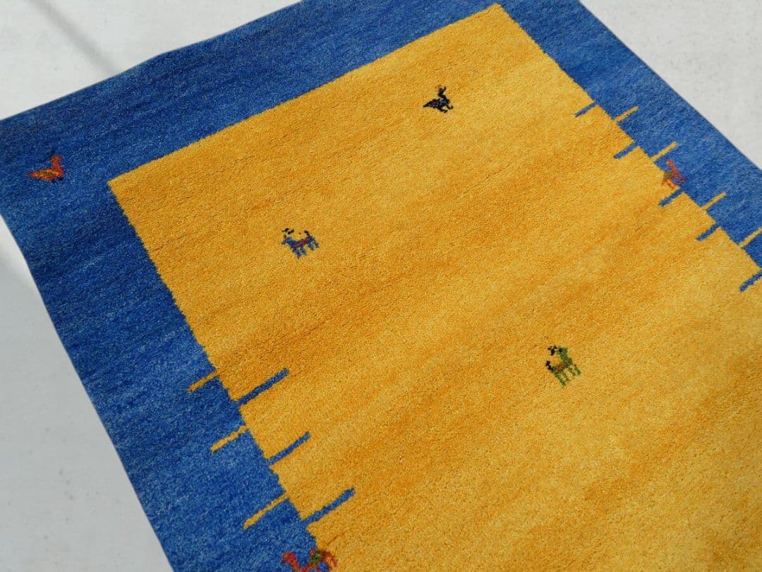 追加購入予約品　196×132cm　ギャッベ　手織り　民族ギャッベ