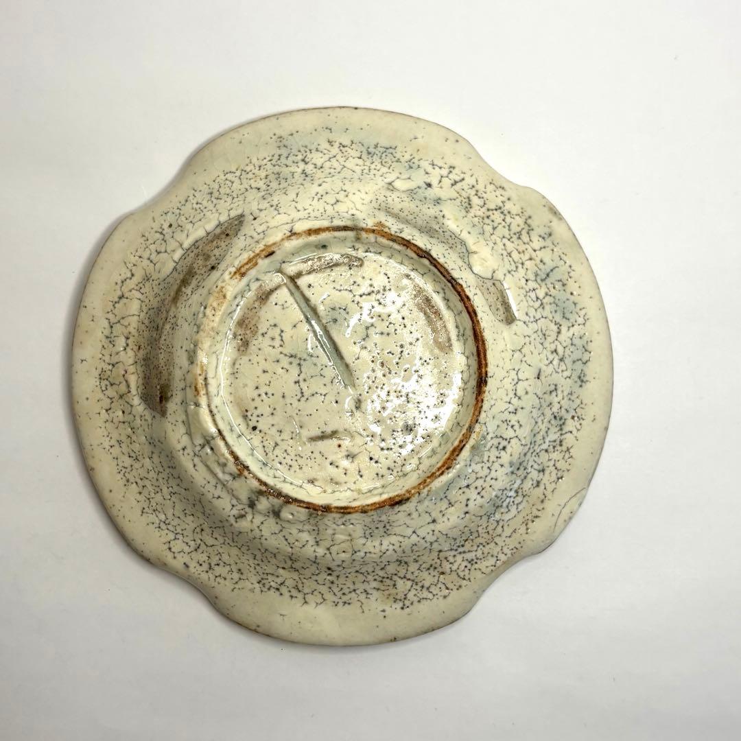 永江港史さん　絵志野焼　鹿　梅　鉢　小皿5枚セット