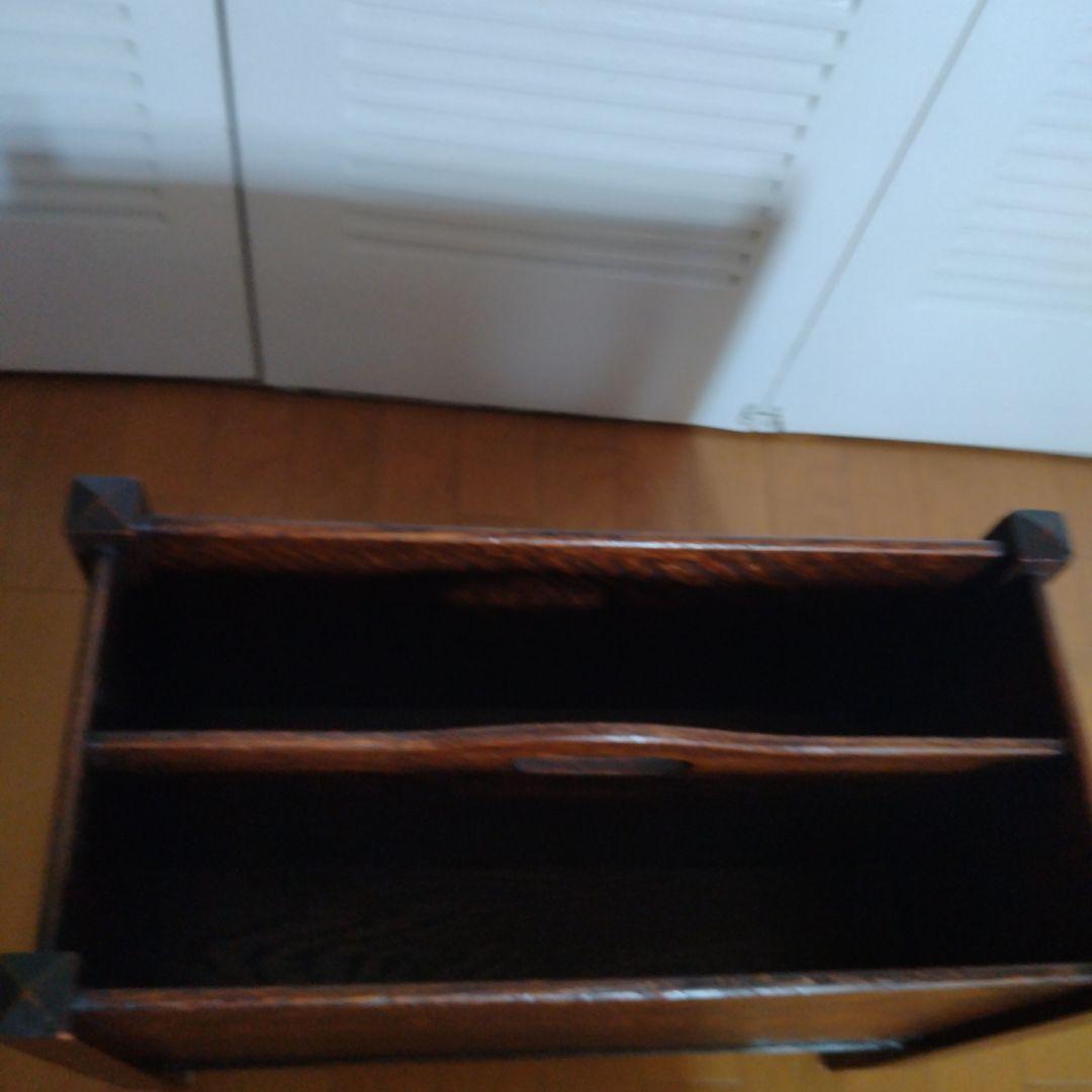 イギリスアンティーク　マガジンラック