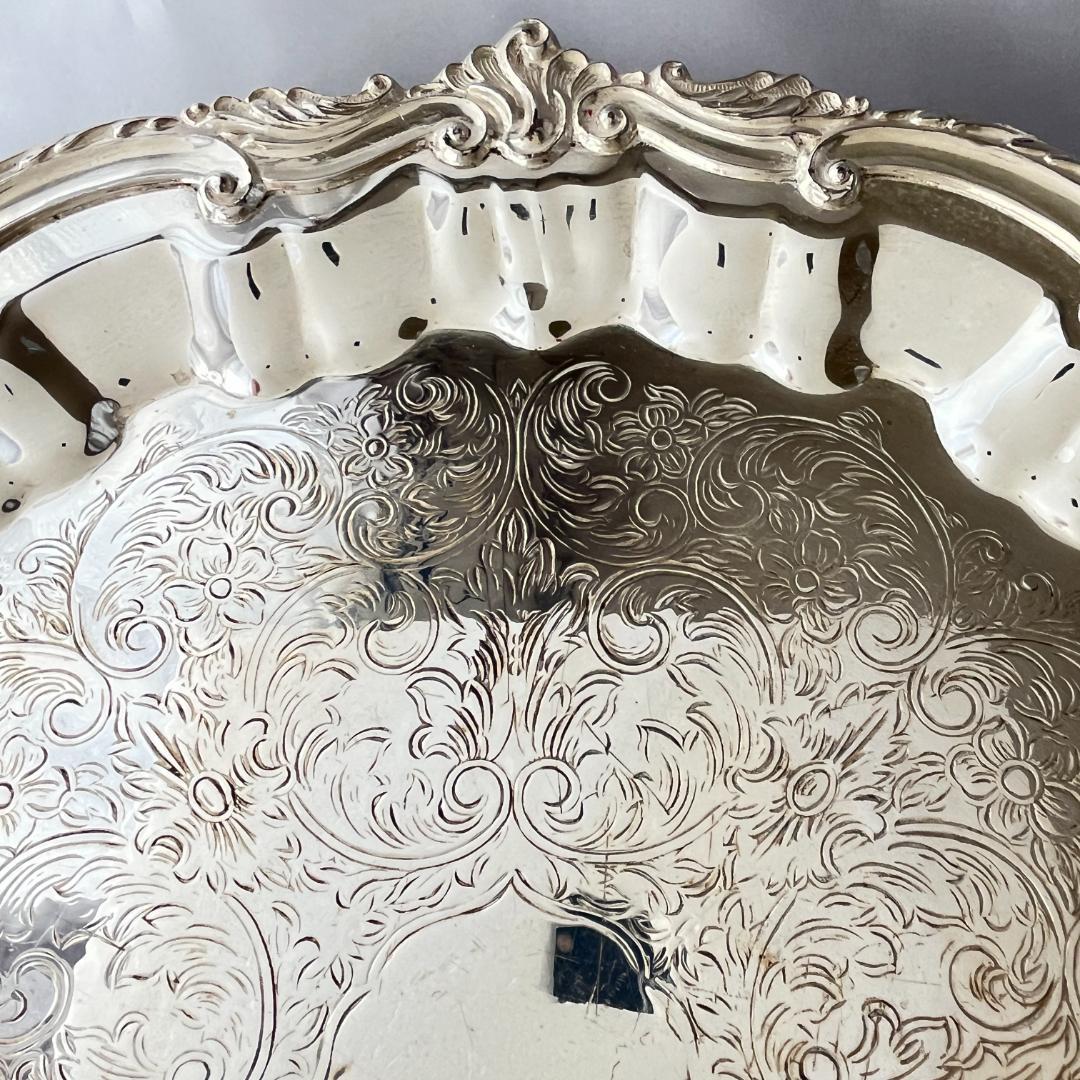 【チッペンデール】 サルヴァ / ギャラリートレー 40cm 大型