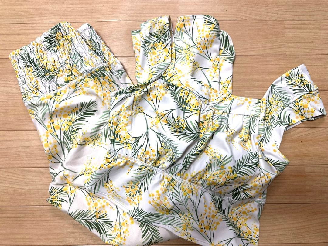 SUKALA ラバ フラワー ヨガウェア上下セット　【ミモザ】サイズＬ