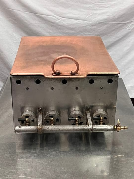 一文字火床(銅一枚板)