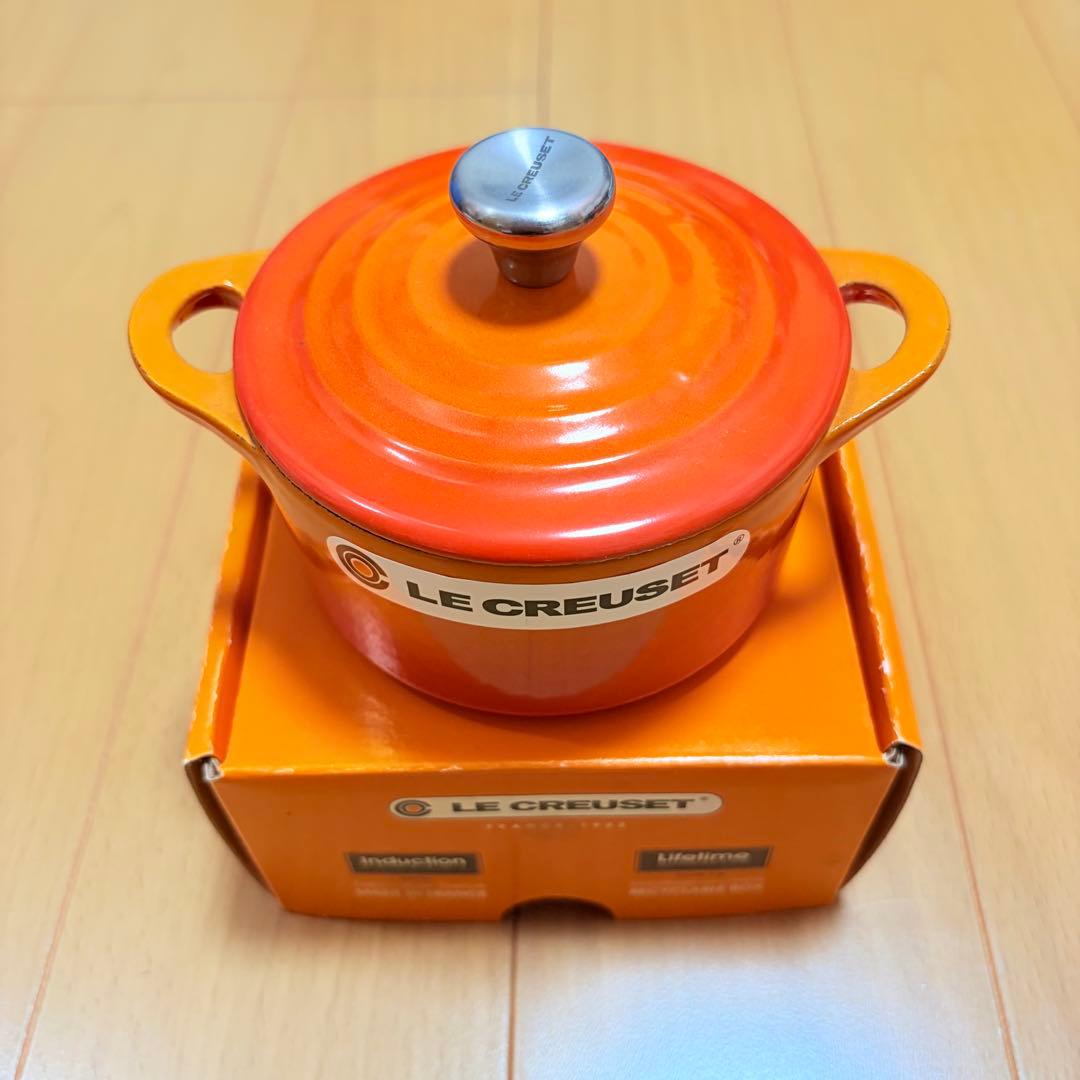 LE CREUSET ci ミニココット　オレンジ